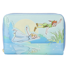 Load image into Gallery viewer, Peter Pan You Can Fly Glow Zip Around Wallet
