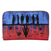 Load image into Gallery viewer, Stranger Things Upside Down Shadows Zip Around Wallet
