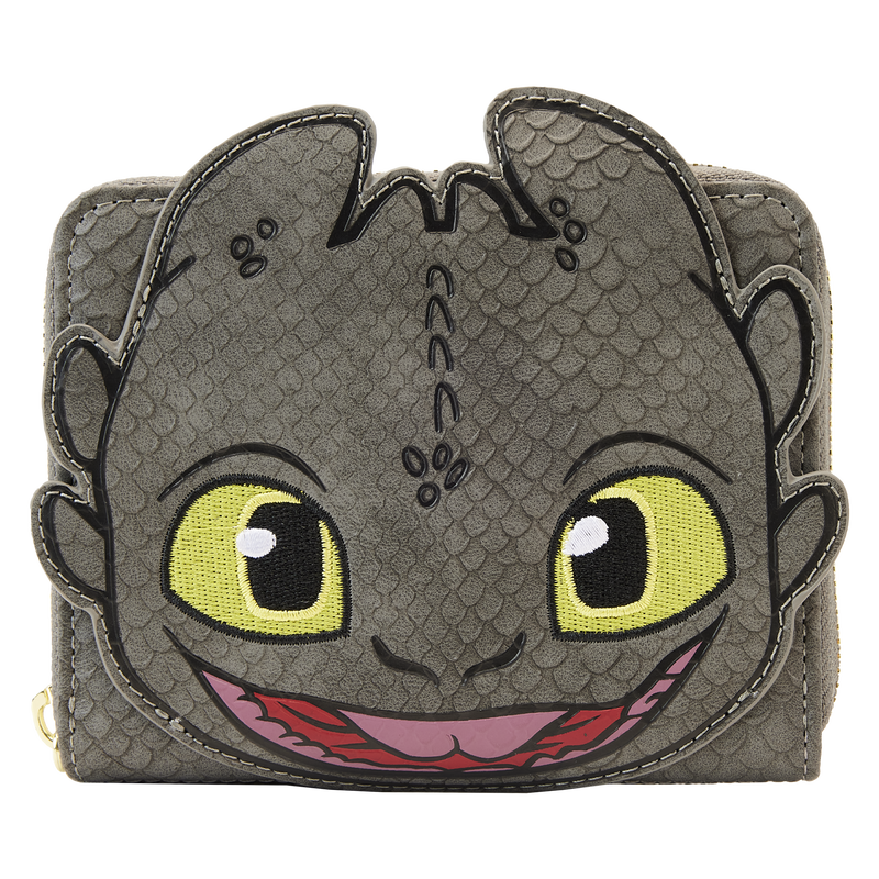 How To Train Your Dragon Toothless Cosplay Zip Around Wallet