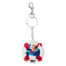 Load image into Gallery viewer, Donald Duck 90th Anniversary Keychain
