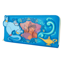 Load image into Gallery viewer, Aladdin Princess Series Lenticular Zip Around Wristlet Wallet
