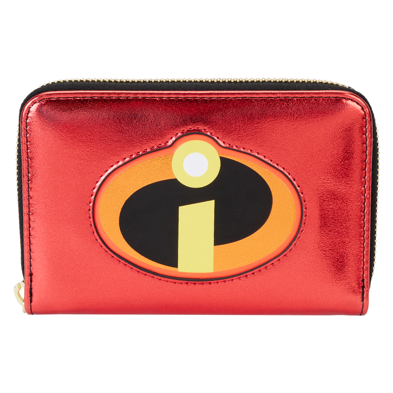 The Incredibles 20th Anniversary Metallic Cosplay Zip Around Wallet