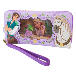 Rapunzel Princess Series Lenticular Zip Around Wristlet Wallet