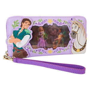 Rapunzel Princess Series Lenticular Zip Around Wristlet Wallet