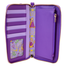 Load image into Gallery viewer, Rapunzel Princess Series Lenticular Zip Around Wristlet Wallet
