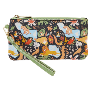 The Lion King 30th Anniversary All-Over Print Canvas Zipper Pouch Wristlet