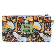 Load image into Gallery viewer, The Lion King 30th Anniversary All-Over Print Canvas Zipper Pouch Wristlet
