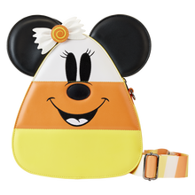 Load image into Gallery viewer, Mickey and Minnie Candy Corn Crossbody Bag
