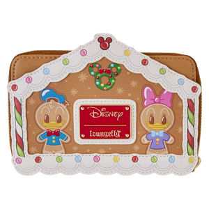 Mickey & Friends Gingerbread House Zip Around Wallet