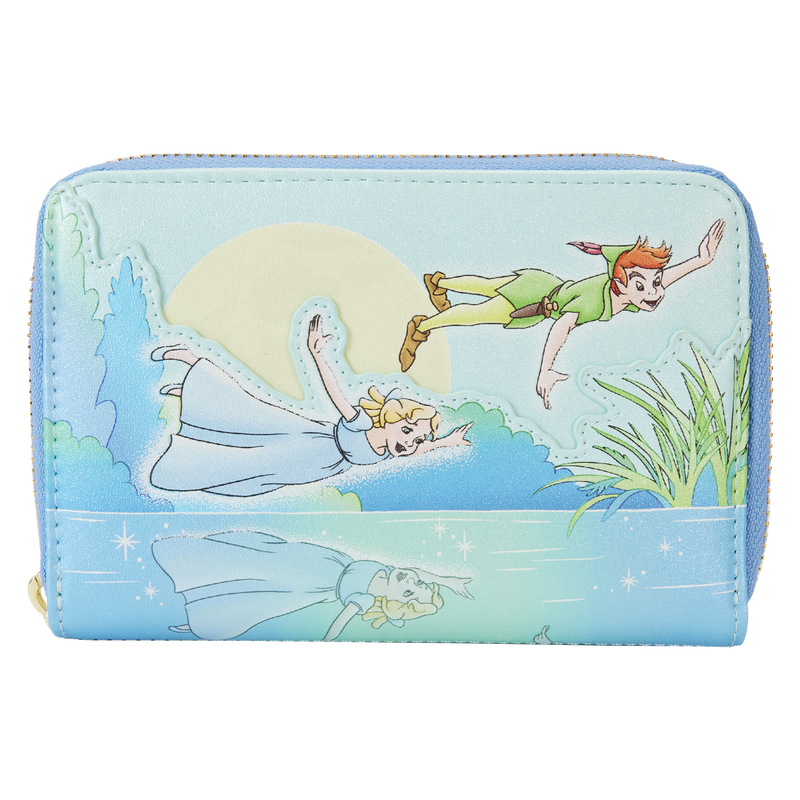 Peter Pan You Can Fly Glow Zip Around Wallet