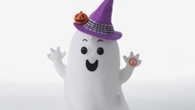 Load and play video in Gallery viewer, Gliding Ghost Halloween Plush With Sound and Motion, 14&quot;
