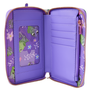 Tangled Rapunzel Swinging from the Tower Zip Around Wallet
