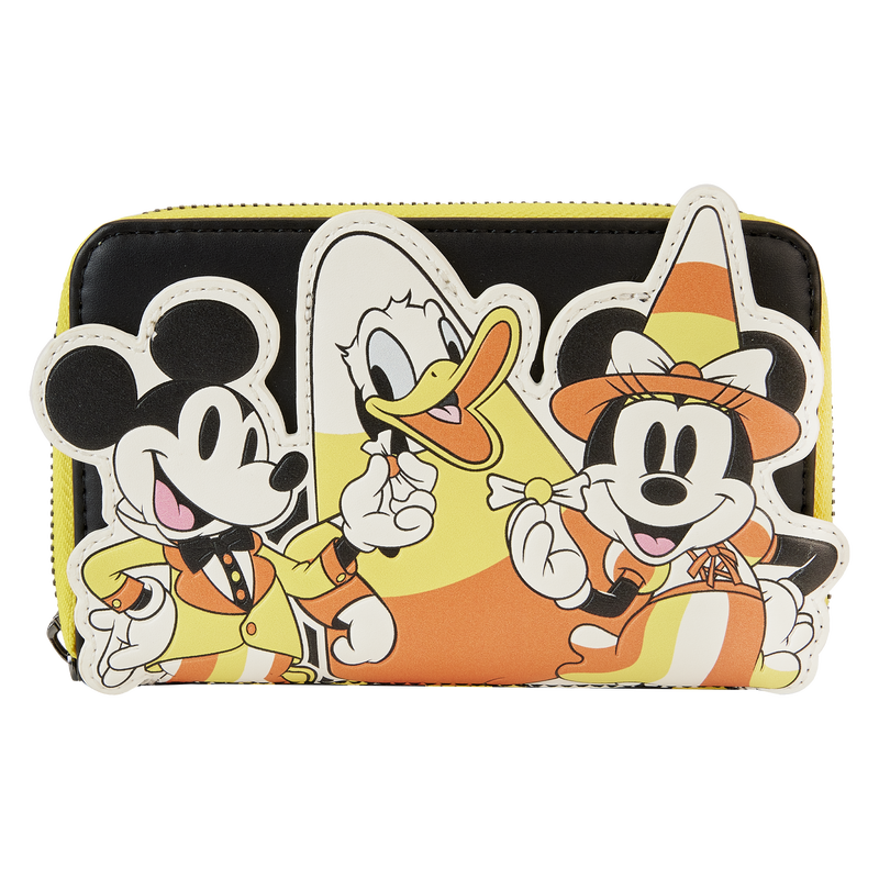 Mickey and Friends Candy Corn Zip Around Wallet