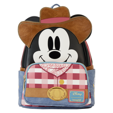 Load image into Gallery viewer, Western Mickey Mouse Cosplay Mini Backpack
