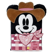 Load image into Gallery viewer, Western Mickey Mouse Cosplay Plush Refillable Stationery Journal
