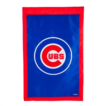 Chicago Cubs applique house flag