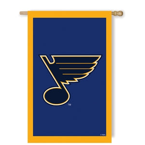 St. Louis Blues applique house flag