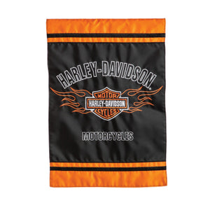Harley-Davidson applique garden flag