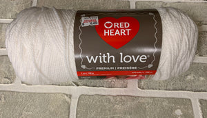 Red heart with love yarn