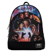 Load image into Gallery viewer, Star Wars Prequel Trilogy Triple Pocket Mini Backpack
