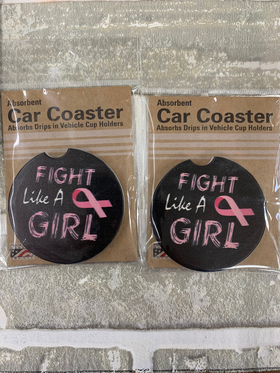 Fight like a girl car coaster
