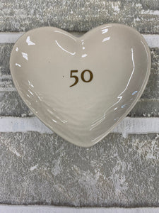 50 year wedding anniversary ring tray