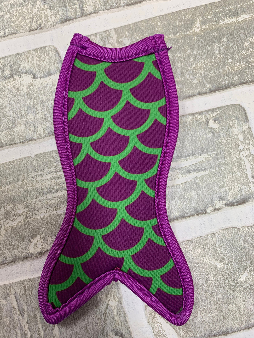 Purple & green mermaid tail blanks