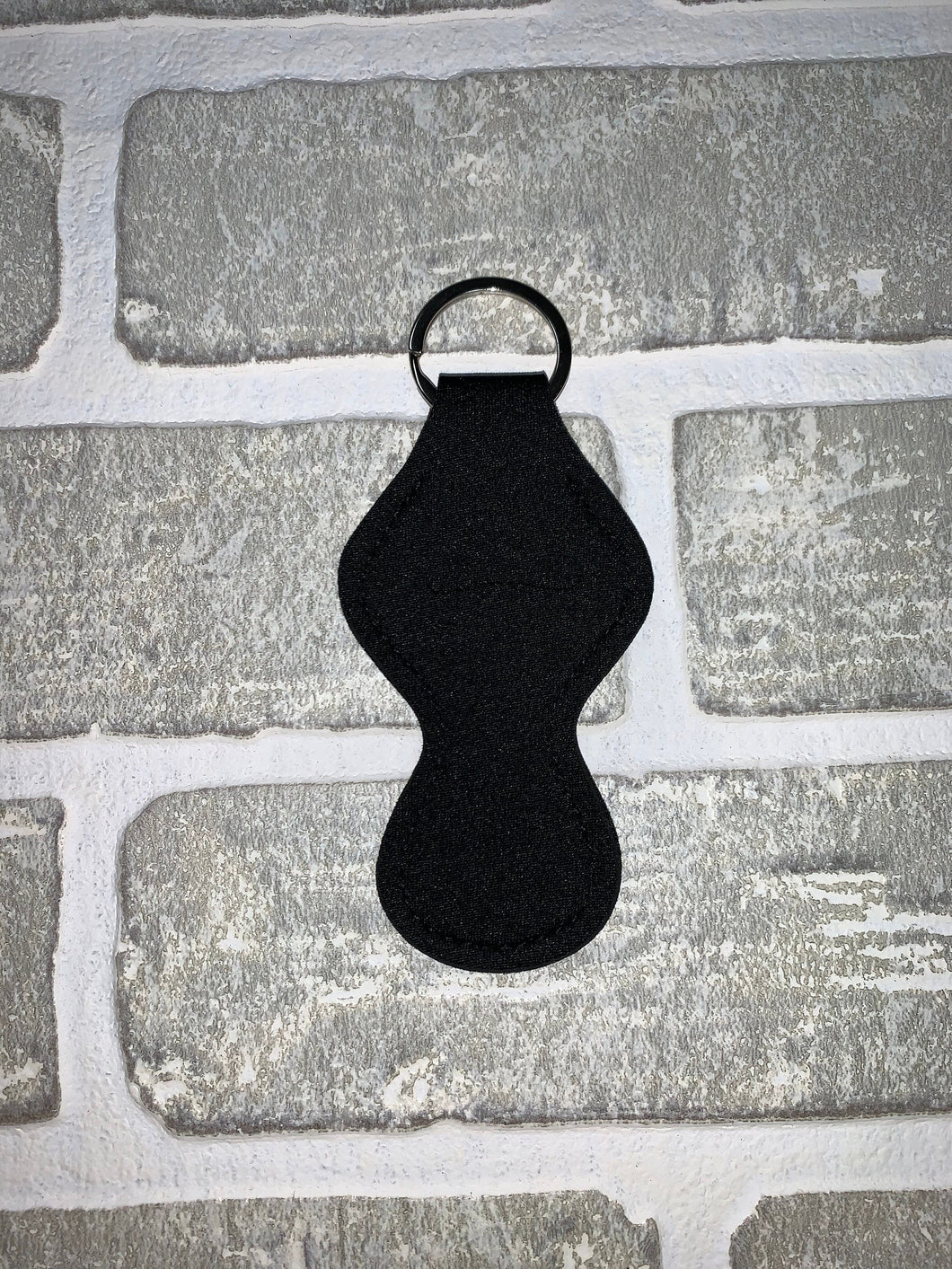 Black chapstick holder keychain blanks