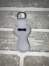 Load image into Gallery viewer, White chapstick holder keychain blanks
