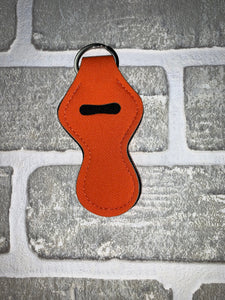 Orange chapstick holder keychain blanks