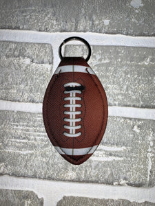 Football chapstick holder keychain blanks
