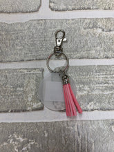 Load image into Gallery viewer, Light pink tassel keychain blanks
