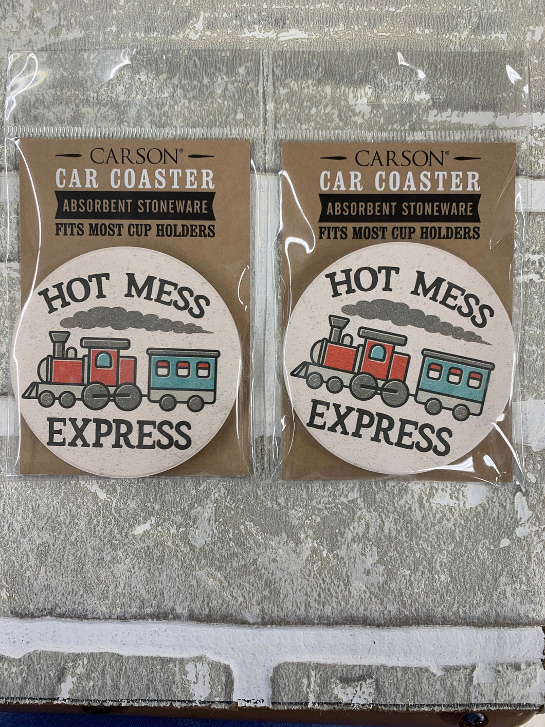 Hot mess express car coasters