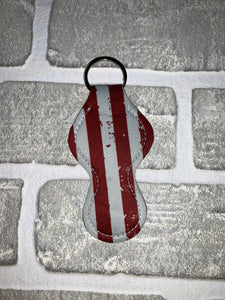 American flag chapstick holder keychain blanks