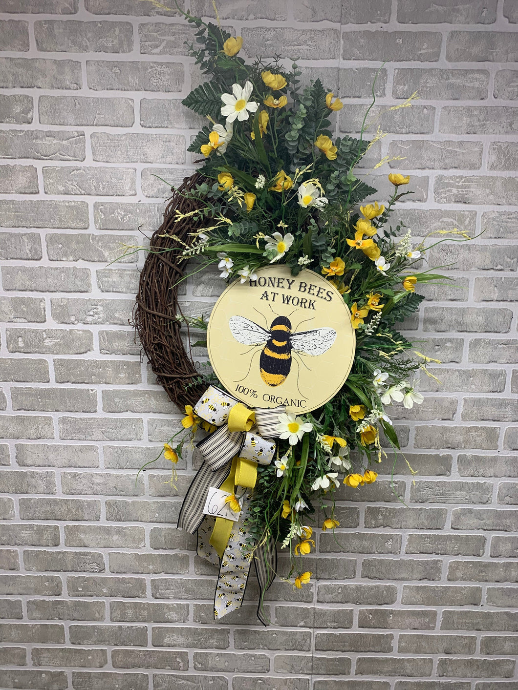 Honey Bee Wreath