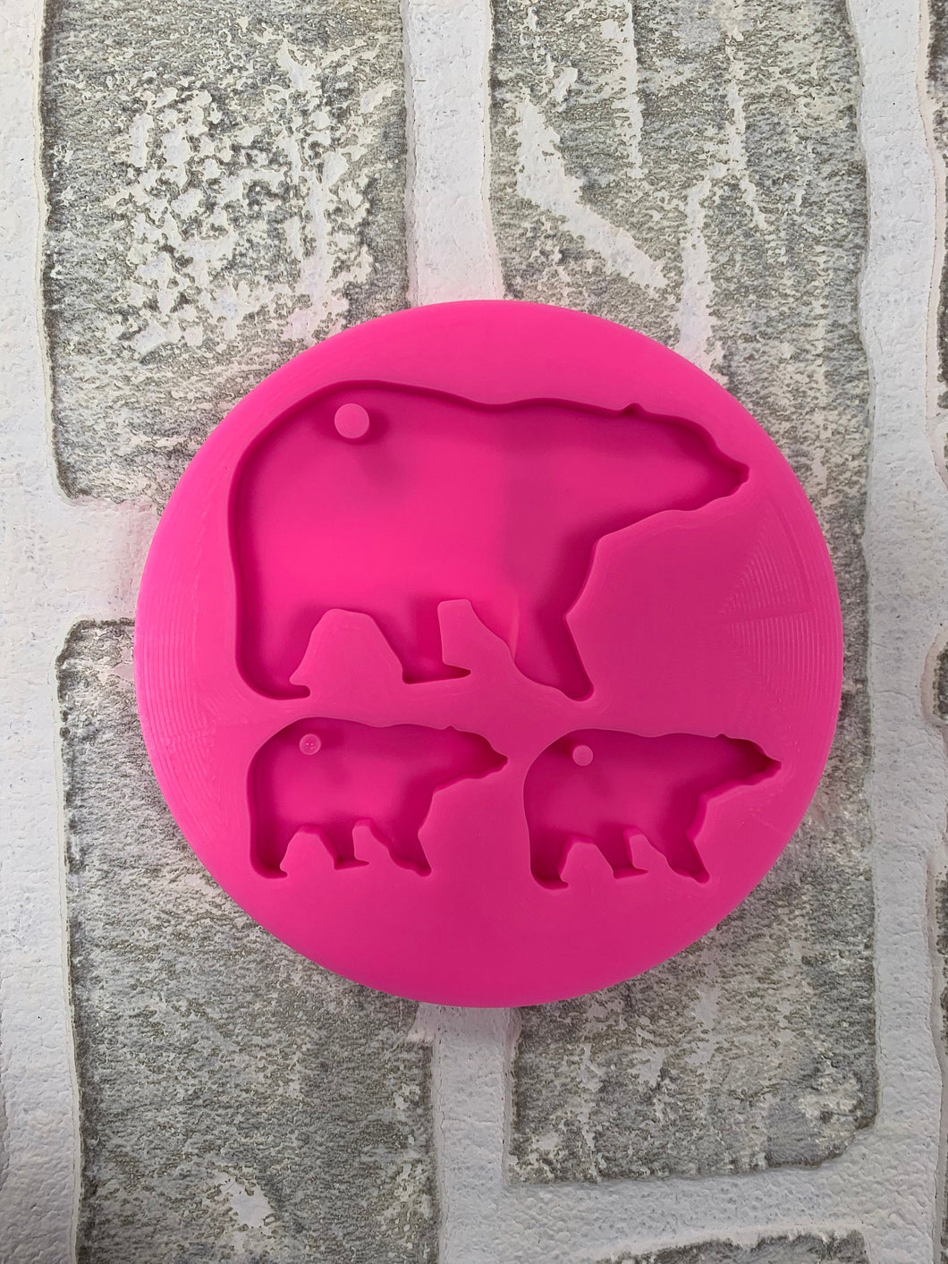 Mother baby bear molds
