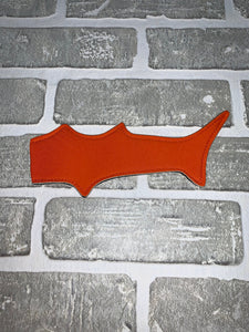 Orange shark popsicle holder blanks