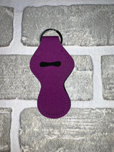 Load image into Gallery viewer, Purple chapstick holder keychain blanks
