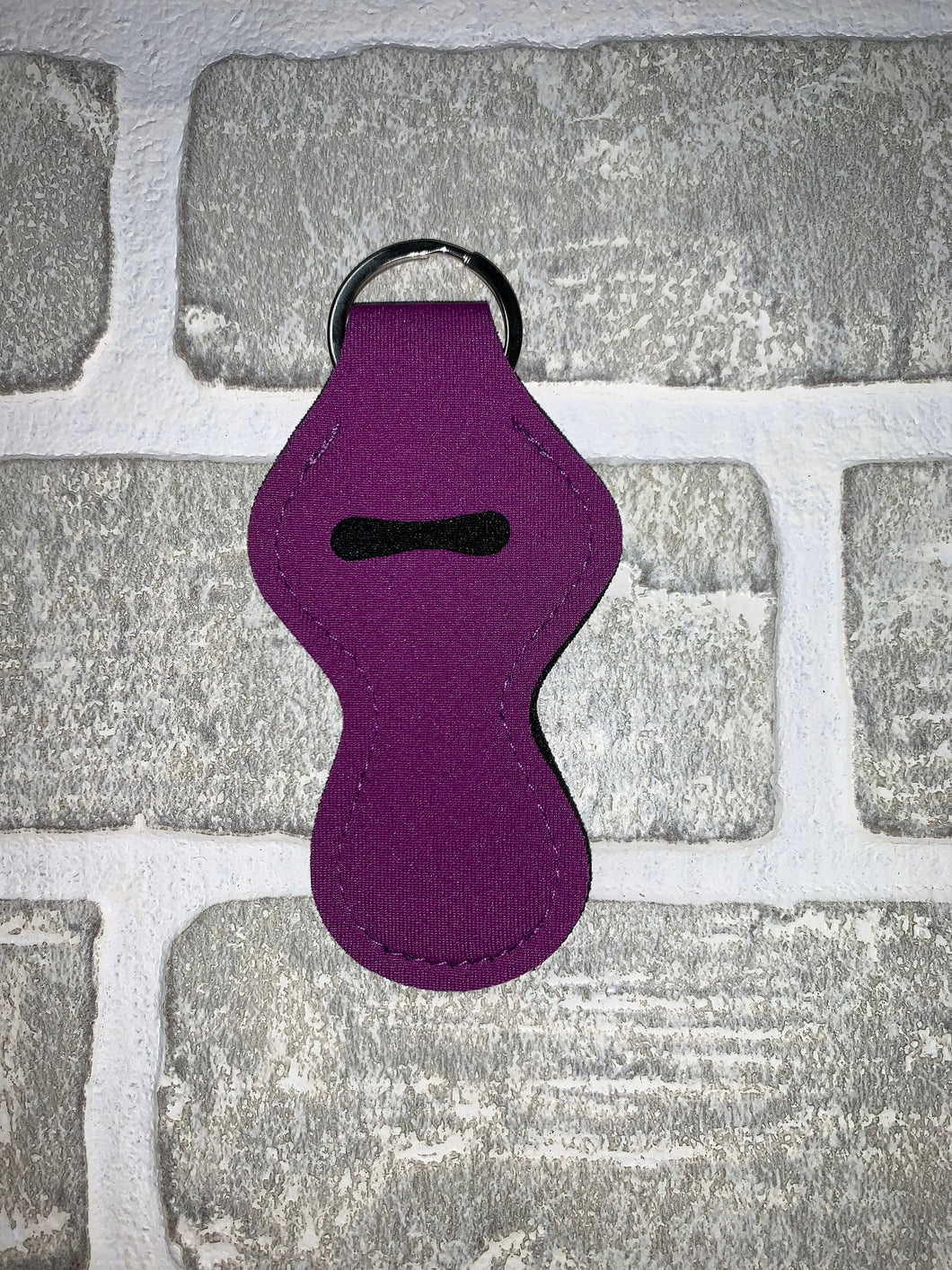 Purple chapstick holder keychain blanks