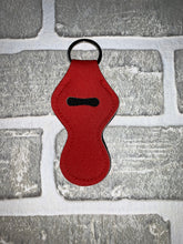 Load image into Gallery viewer, Red chapstick holder keychain blanks
