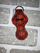Load image into Gallery viewer, Basketball chapstick holder keychain blanks
