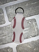 Load image into Gallery viewer, Baseball chapstick holder keychain blanks
