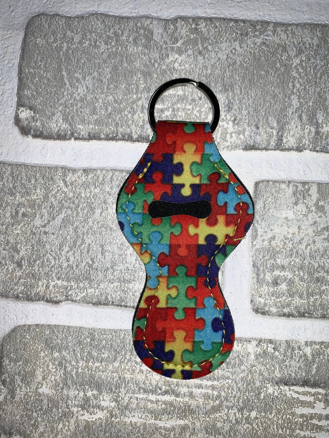 Puzzle chapstick holder keychain blanks