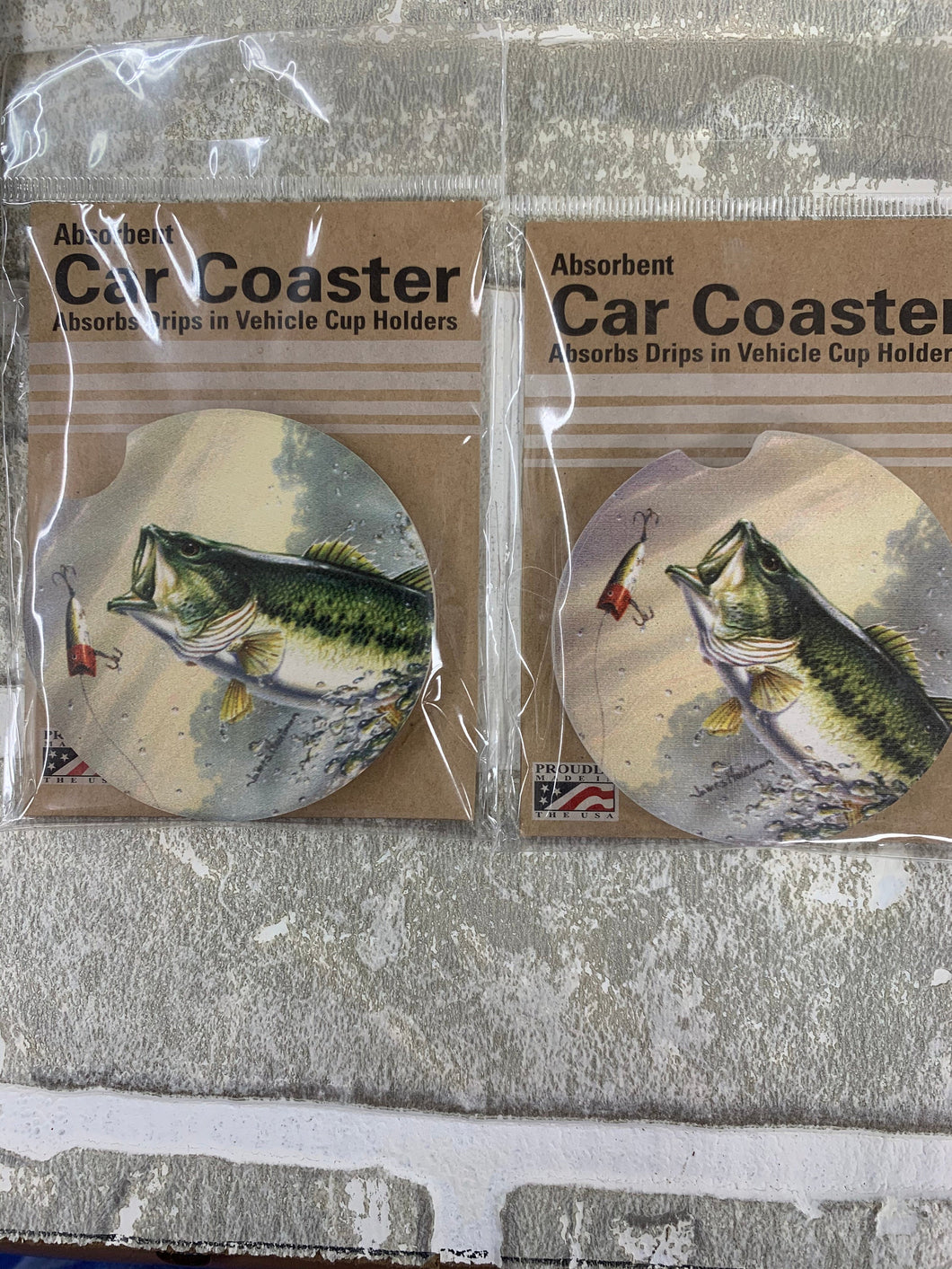 Fishing car coasters