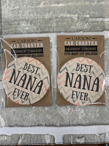 Best nana ever car coasters