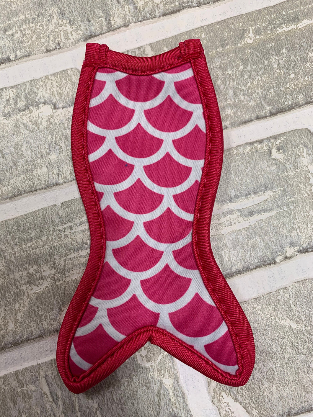 Hot pink mermaid popsicle holder blanks