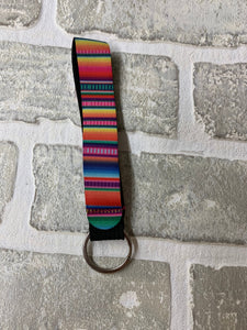 Multicolor keychain neoprene fob