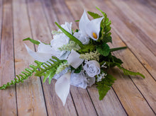 Load image into Gallery viewer, White Calla Lily &amp; Rose Bush
