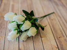 Load image into Gallery viewer, White Closed Bud Rose Bush
