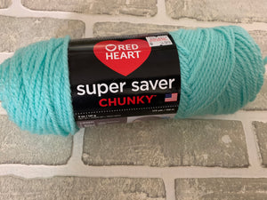 Red heart super saver chunky yarn